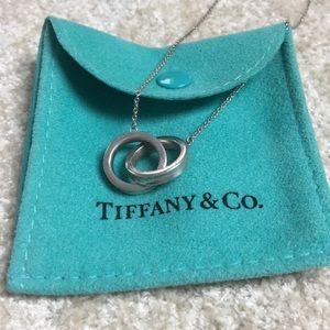 Tiffany & Co. Interlocking Infinity Rings Necklace